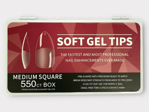 [550-2] UÑAS SOFT GEL COFFIN 550-2